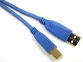 CABLES UNLIMITED CABLES UNLIMITED  Cables To Go 2m USB 2.0 A/B Cable Blue (CABLES TO GO: 35674)