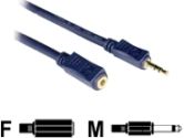 Cables To Go Cables To Go  3FT CABLE 3.5MM MONO AUDIO EXTENSION M/F (CABLES TO GO: 40625)