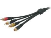Cables To Go Cables To Go 1.5FT RAPIDRUN S-VIDEO COMPOSITE+AUDIO LEAD (Cables to Go: 42095)
