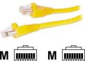 StarTech.com STARTECH STARTECH Patch Cable - RJ-45 (M) - RJ-45 (M) - UTP - Cat 5e - 100 ft - Yellow (STARTECH.COM: 45PATCH100YL)