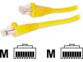 StarTech.com STARTECH STARTECH  Patch Cable - RJ-45 (M) - RJ-45 (M) - UTP - Cat 5e - 100 ft - Yellow (STARTECH.COM: 45PATCH100YL)