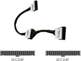 CABLES UNLIMITED CABLES UNLIMITED Floppy - 34 pin IDC - Female - 34 pin IDC - Female - 24 Inch - Black (CABLES TO GO: 50006)