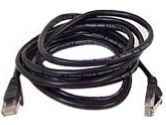 BELKIN CABLES BELKIN CABLES  1PK CBL 1FT CAT6 PATCH BLK SNAGLESS (Belkin Components: A3L980-01-BLK-S)