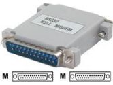 StarTech.com STARTECH STARTECH Null Modem Adapter - DB-25 - DB-25 (StarTech.com: NM25MM)