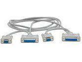 StarTech.com STARTECH STARTECH Serial Laplink Cable - DB-9 DB-25 (F) - DB-9 DB-25 (F) - 6 ft (STARTECH.COM: SCNM6LINK)
