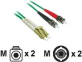 Cables To Go Cables To Go 2M LC/ST DUPLEX 62.5/125 FIBER CABLE - GREEN (CABLES TO GO: 37212)