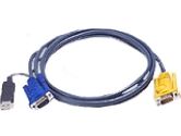 ATEN 10 ft. USB KVM Cable (ATEN Technology: 2L5203UP)