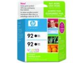 HP HP - 92 Twin Pack - Black Ink Cartridge Twin Pack (Hewlett-Packard: C9512FC#140)