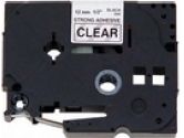 Brother 1/2 (12mm) Black On Clear Industrial Tape for All TZ Machines (BROTHER: TZS131)