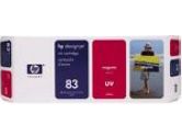 HP NO.83 Magenta UV Ink Cart 680ML for DesignJet 5000 (Hewlett-Packard: C4942A)