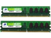 Corsair 512MB PC4200 DDR2 DIMM Memory (Corsair Microsystems: VS512MBKIT533D2)