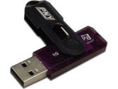 PNY 1 GB Mini Attache USB Flash Drive (PNY Technologies: P-FD1GB/MINI-FS)