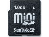 SANDISK 1GB MINI SD (SANDISK: SDSDM-1024-A10M)