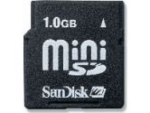 SANDISK  1GB MINI SD (SANDISK: SDSDM-1024-A10M)