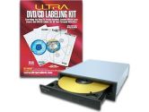 Plextor PX-810SA/SW-BL SuperMulti Retail DVD Burner - 18x DVD±R Burn 16x DVD±R Read 8x DVD+RW 6x DVD-RW 10x DVD±R DL 12x DVD-RAM SATA and Ultra DVD Labeling Kit (Plextor: PX-810SA)