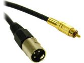 Cables To Go 3-Foot XLR Male to RCA Male Pro-Audio Cable (CABLES TO GO: 40046)