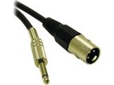 Cables To Go 50-Foot XLR Male to 1/4in Male Pro Audio Cable (CABLES TO GO: 40038)