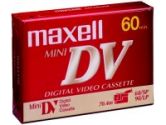 Maxell - Mini DV tape - 1 x 60min - Metal BIAS (Maxell: 298010)