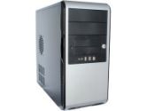 Compucase 6K60 mATX Case BLACK/SILVER 2X5.25 2X3.5 1X.3.5INT W/ Front USB & Audio No PS (Compucase: 6K60)