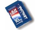 Patriot Signature Line 16GB SDHC Secure Digital High Capacity Class 6 Flash Card (Patriot: PSF16SDHC6)