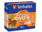 Verbatim 4.7GB 8X DVD-R 5 Packs Disc Model 96320 (Verbatim: 96320)