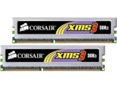 Corsair XMS3 TWIN3X2048-1066C7 G 2GB DDR3 2X1GB DDR3-1066 CL 7-7-7-21 Dual Channel Memory Kit (CORSAIR: TWIN3X2048-1066C7 G)
