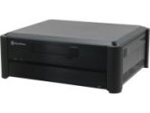 Silverstone Grandia GD02B Black HTPC mATX MINI-ITX Case Slim Optical 1X3.5 2X3.5INT Remote No PS