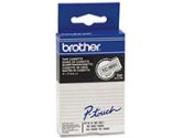 9mm Matt Tape - Black on Clear For PT-8/PT-15/PT-20/PT-2000/PT-5000 (BROTHER: TCM91)