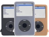 Power-Up iPod Video 30GB Skin 3-Pack - Black/Clear/Orange (PowerUp: GEN-8010)