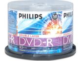 PHILIPS DM8S8B50F/17 50-Pack 8X DVD-R DL, Double Layer (Philips Consumer Electronics: DM8S8B50F/17)