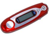 Mach Speed 1GB MP3 Player w/ Voice Recorder (Mach Speed: MP3-DA-8033-1gig-RED)