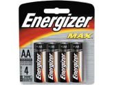 Energizer 4 Pack AA Size Alkaline Batteries (: E91BP-4)