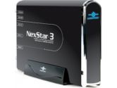 Vantec Nexstar 3 Black Aluminum 3.5IN SATA Hard Drive Enclosure eSATA USB2.0 Firewire IEEE1394