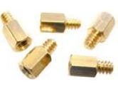 StarTech.com STARTECH PKG OF 50 JACKSCREW STANDOFFS 6-32 TO M3 (StarTech.com: SCREWNUTM)