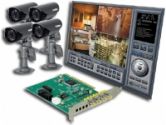 Lorex QLR0444 4 Port PCI DVR with 4 Indoor/Outdoor Cameras (Lorex Technology: QLR0444)