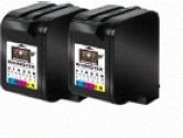 Rhinotek RIJ23DS-2 / HP C1823T, C1823D, # 23 Color Ink Cartridge 2-Pack (Rhinotek: RIJ23DS-2)