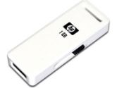 HP V140W 1GB USB Flash Drive - 15MB/sec Read, 4MB/sec Write, USB 2.0, Blue/Gray (HP: V140WA1GB)