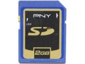 PNY 2GB Secure Digital Card (PNY Technologies: P-SD2GB-FS)