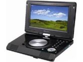 GPX PD907B Portable DVD Player - 9 LCD Display, Swivel Screen, Anti-Shock System, Remote Control (GPX Inc: PD907B)