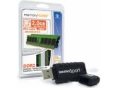 Centon Dual Channel 2048MB PC6400 DDR2 800MHz Memory  with 2GB USB Flash Drive (Centon Electronics Inc.: 2GB800KITDSW2GB)