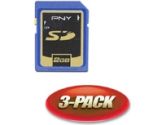 PNY 2GB Secure Digital Card (PNY Technologies: P-SD2GBX3-MF)