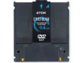 TDK DVD-RAM94Y4 9.4GB Type IV DVD-RAM Disk In Removable Cartridge (TDK: DVD-RAM94Y4)