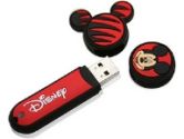 A-DATA 1GB RB18 Red Disney Series Mickey Sports Collection USB Flash Drive - Anti-Shock, Water-Proof, USB 2.0, LED (A-DATA Technology: RB18 1GB RED)