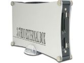 Diablotek EN318UHCR 3.5 External Hard Drive Enclosure - IDE to USB2.0, Built-in Flash Card Reader (Diablo Tek: EN318UHCR)