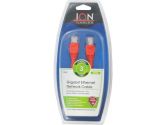 Ion Cable 3FT Red RJ45 Ethernet Network Cable