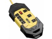 Tripplite TLM812GF Safety Power Strip - 8 Outlet, Yellow, 12-Foot Cord (Tripp Lite: TLM812GF)