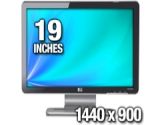 HP 19 W1907 LCD Monitor RK283AA - 5ms, 1000:1, 1440x900, VGA, DVI (HP (Canada): RK283AA#ABA)