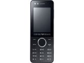 Samsung M7500 Emporio Armani Unlocked Cell Phone Black 3.15MP Camera Dedicated Music Keys Bluetooth (Samsung Mobile: M7500)