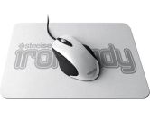 Steelseries Ikari Laser White High Precision Gaming Mouse & WIDESCREEN-READY Qck Cloth Mouse Pad (Steelseries: 63022)