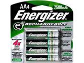 Energizer 4xAA 1.2V 2500mAh NiMH Rechargeable Battery (Energizer: NH15BP4)